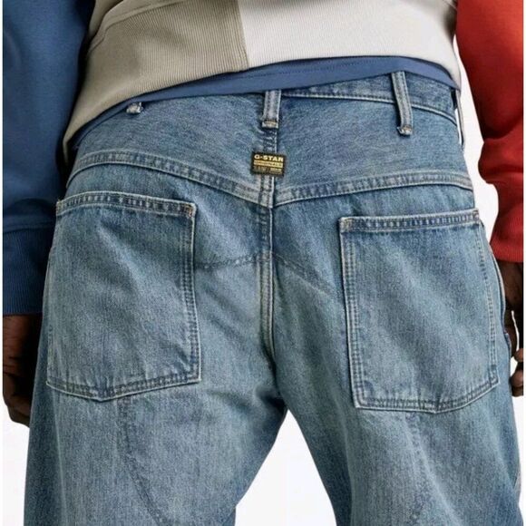 G-star Raw Elwood 5620 Blue 3D Denim Innovation Antique 96 Men's Jeans 32x32 - Picture 5 of 11